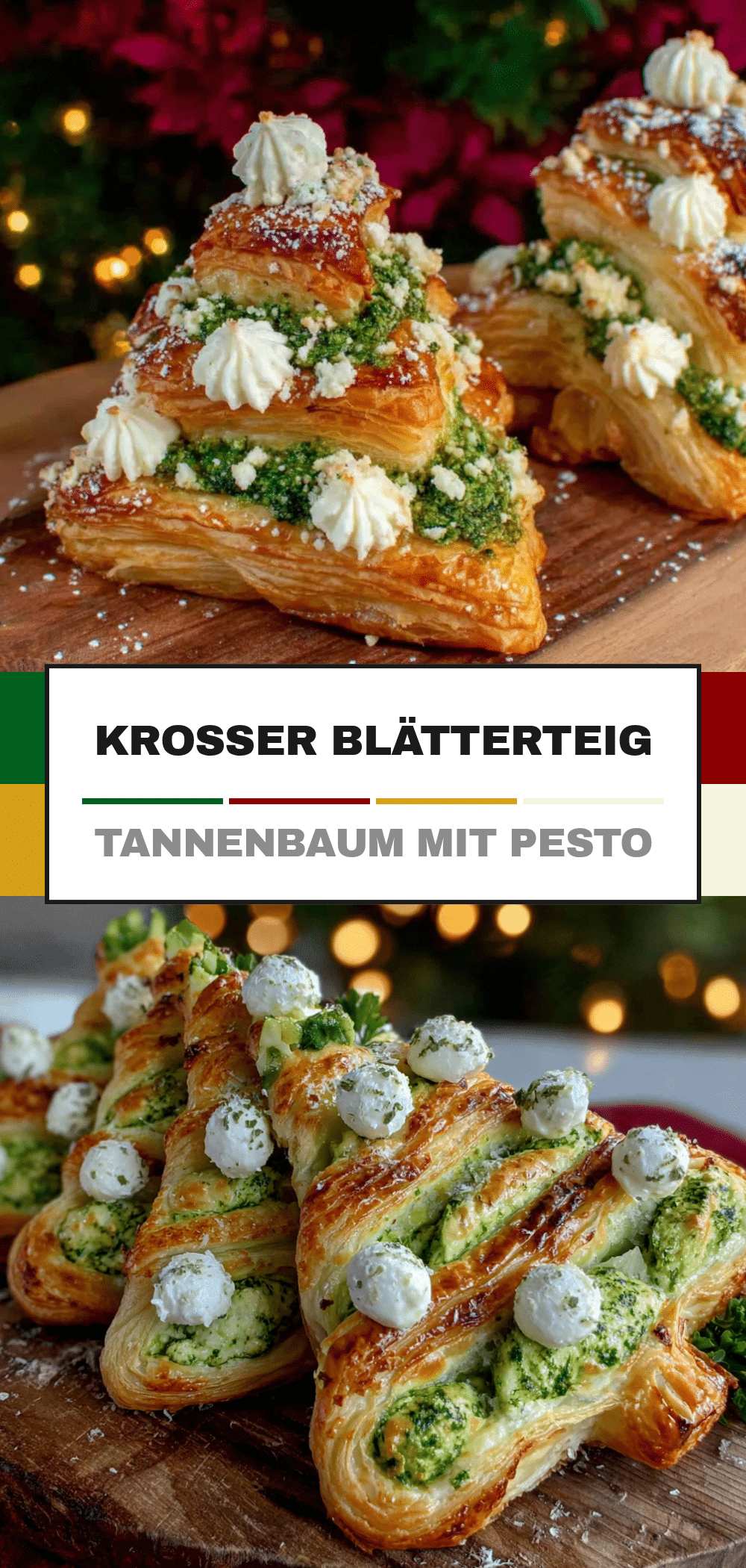 Weihnachts-Fingerfood: Pesto-Blätterteig-Tannenbaum vom Grill 5 Pesto-Blätterteig-Tannenbaum recipe
