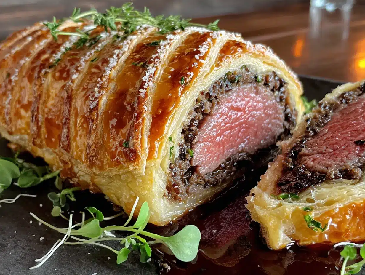 Weihnachtsmenü Rinderfilet im Blätterteig: Wie meine Oma es machte 4 Rinderfilet im Blätterteig preparation steps