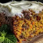 saftiger Karottenkuchen mit Frischkäsecreme - featured image