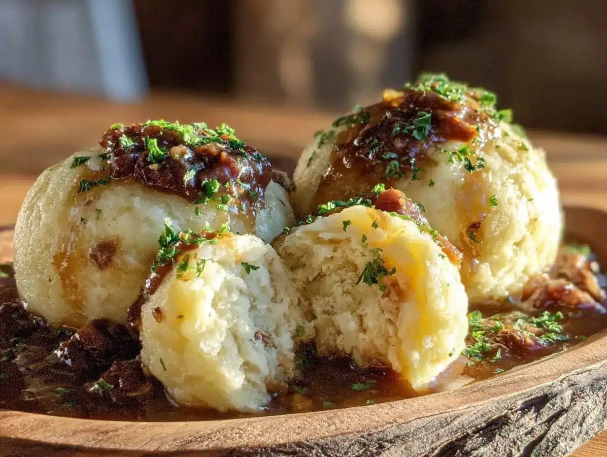 Thüringer Klöße: 5 Schritte für günstige Kartoffelknödel 4 Thüringer Klöße preparation steps