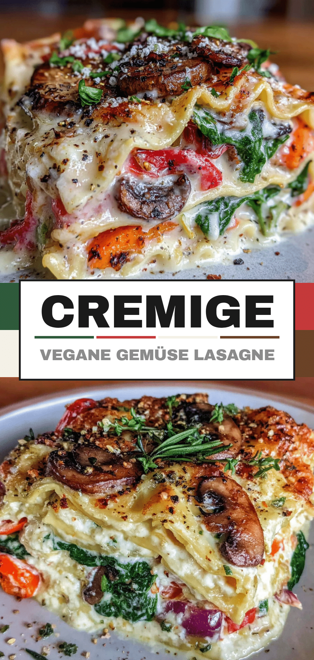 Vegane Gemüse-Lasagne: Bestes Veganes Abendessen für Energie 5 vegane Gemüse-Lasagne recipe