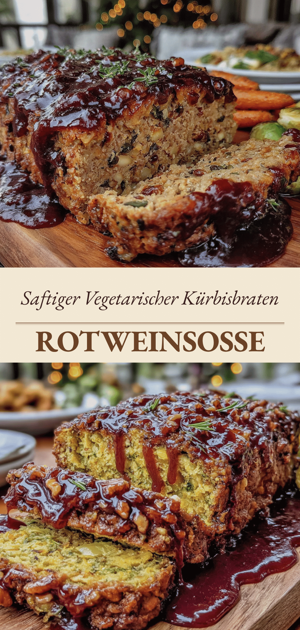 Selbstfürsorge-Rezept: Der perfekte Kürbisbraten mit Rotweinsoße 5 vegetarischer Kürbisbraten mit Rotweinsoße recipe