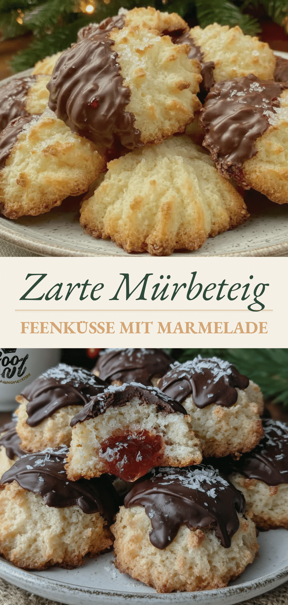 Weihnachts Feenküsse: Der perfekte weihnachtliche Mürbeteig-Keks 5 Weihnachts Feenküsse recipe